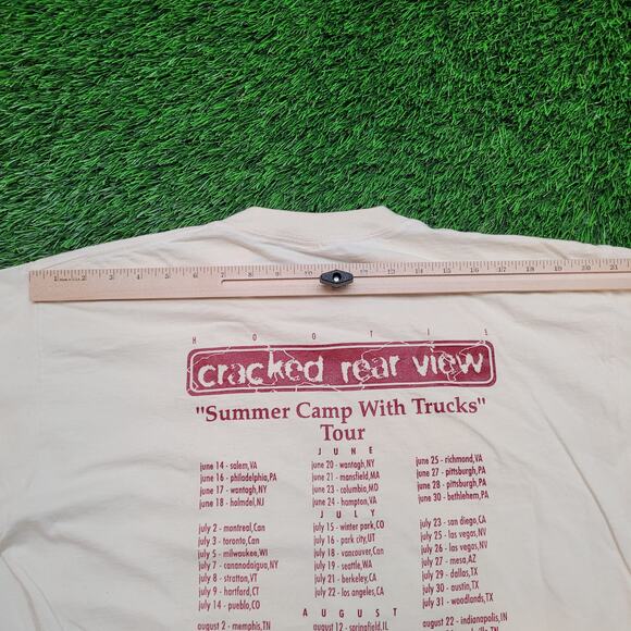 VTG 1995 Hootie & the Blowfish T-Shirt Mens L/XL Cracked Rear View Tour - Picture 12 of 13